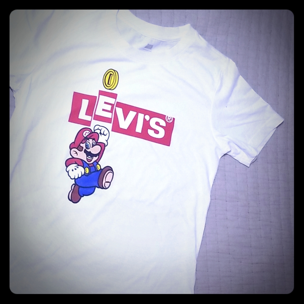 Brand new kids super mario tee